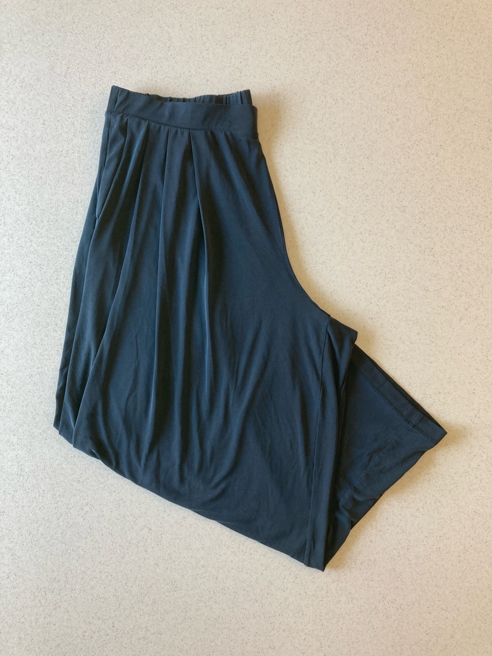 Calia Black Wide-Leg Cropped Palazzo Pants Women Size XL